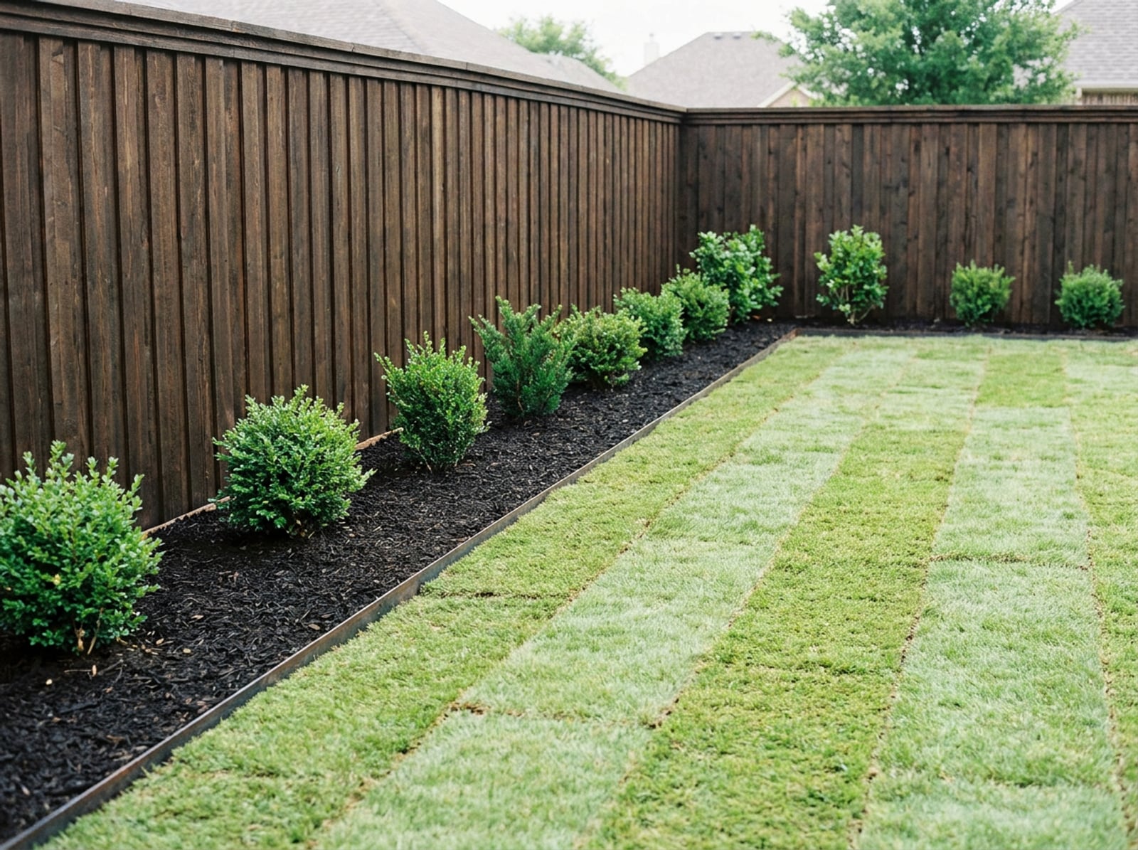 Landscaping by Precision Fence Co. central Iowa