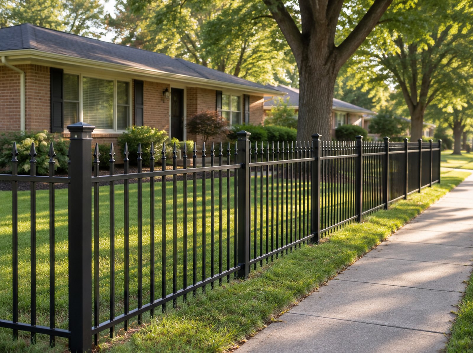 Ornamental aluminium fencing by Precision Fence Co., Fort Dodge